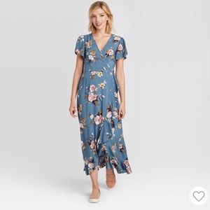 Xhilaration Floral Wrap Dress